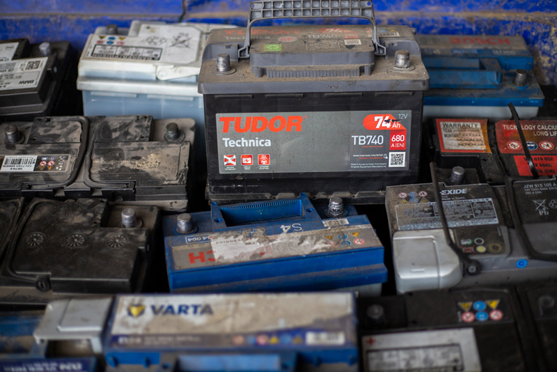 chatarreria gipuzkoa recogida de baterías. compra de baterías